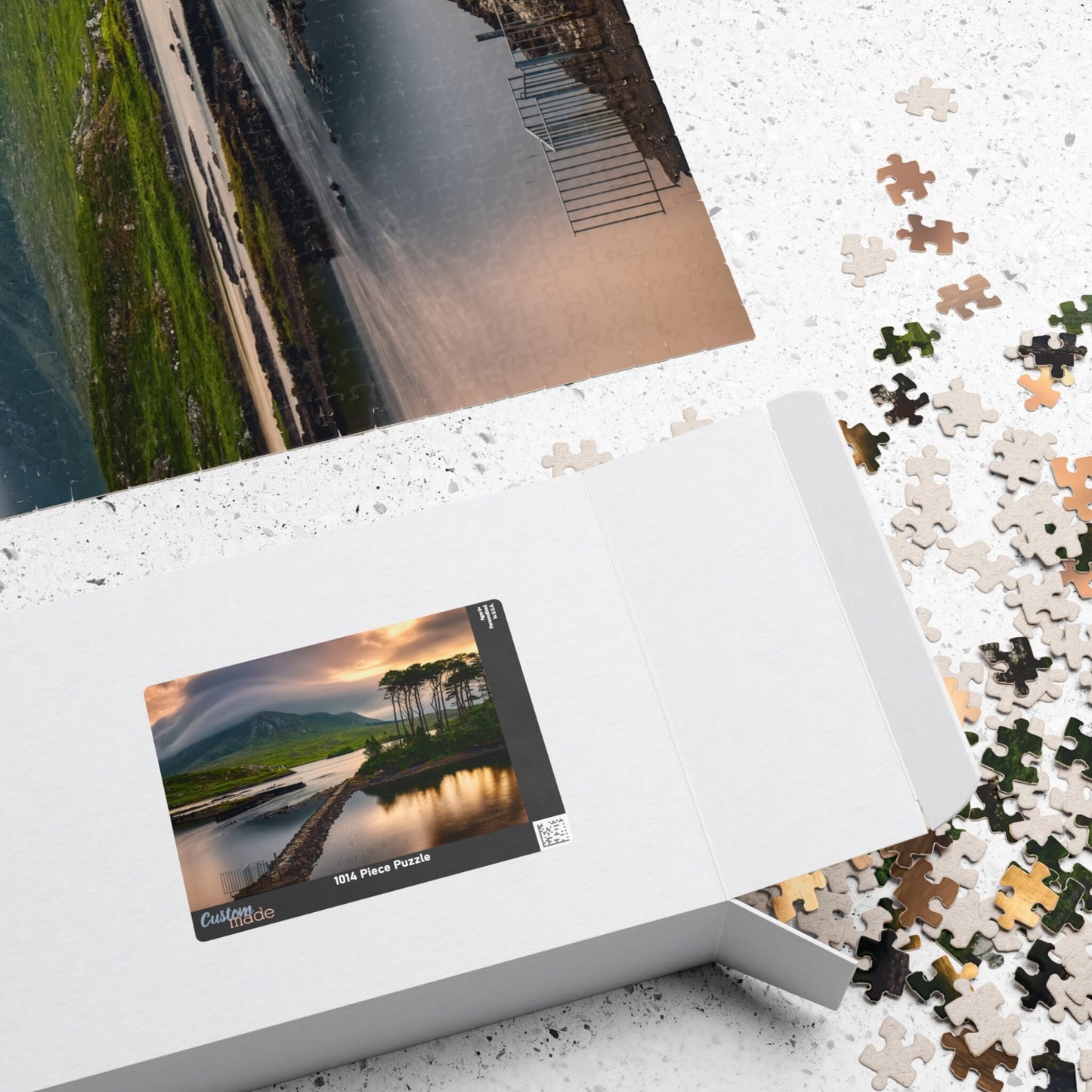 DERRYCLARE LOUGH, Inagh Valley, Connemara, County Galway, Western IRELAND Jigsaw Puzzle- 110 252 520 1014 piece options