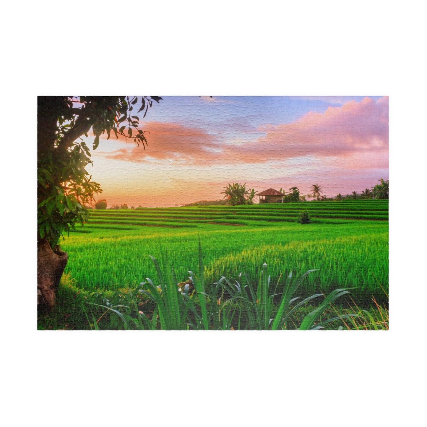 INDONESIA RICE PADDIES Jigsaw Puzzle- 110 252 520 1014 piece options