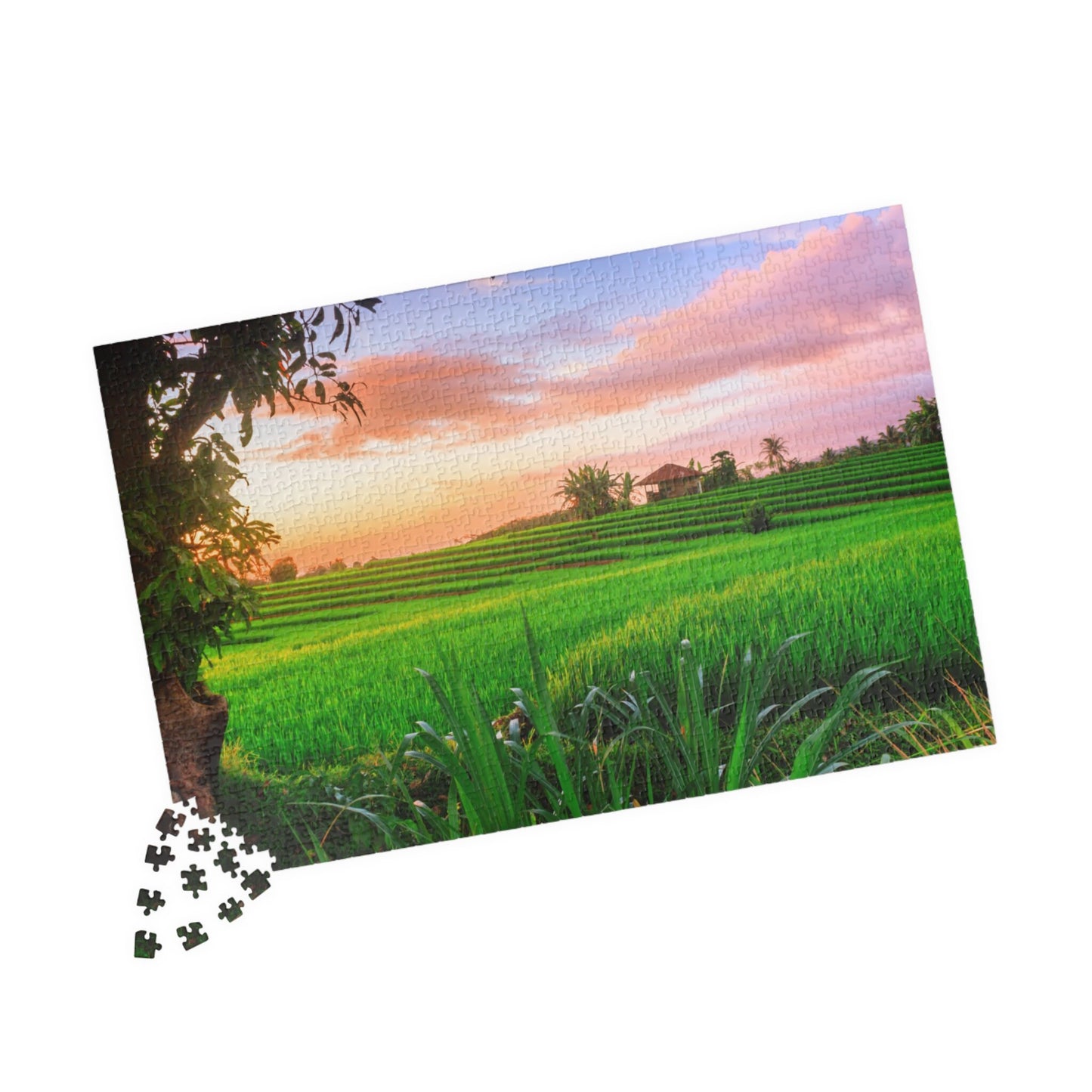 INDONESIA RICE PADDIES Jigsaw Puzzle- 110 252 520 1014 piece options