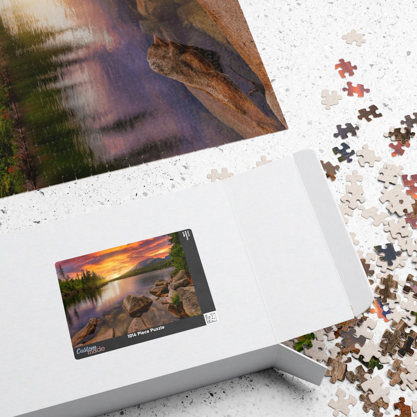 SERENITY AT SUNSET Jigsaw Puzzle- 110 252 520 1014 piece options