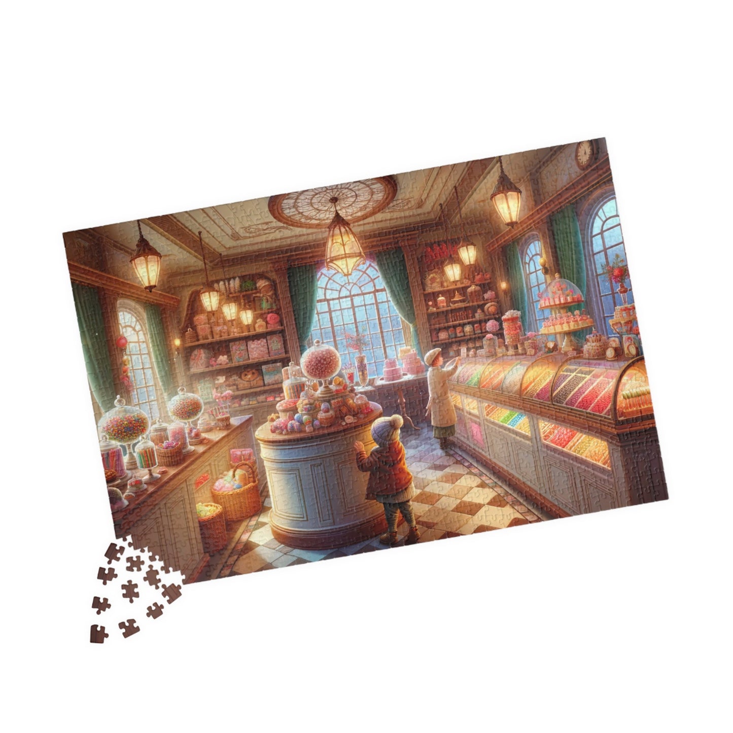 SPECIAL EDITION PUZZLE- Magical Albion: Confectioner's Shoppe Jigsaw Puzzle- 110 252 520 1014 piece options