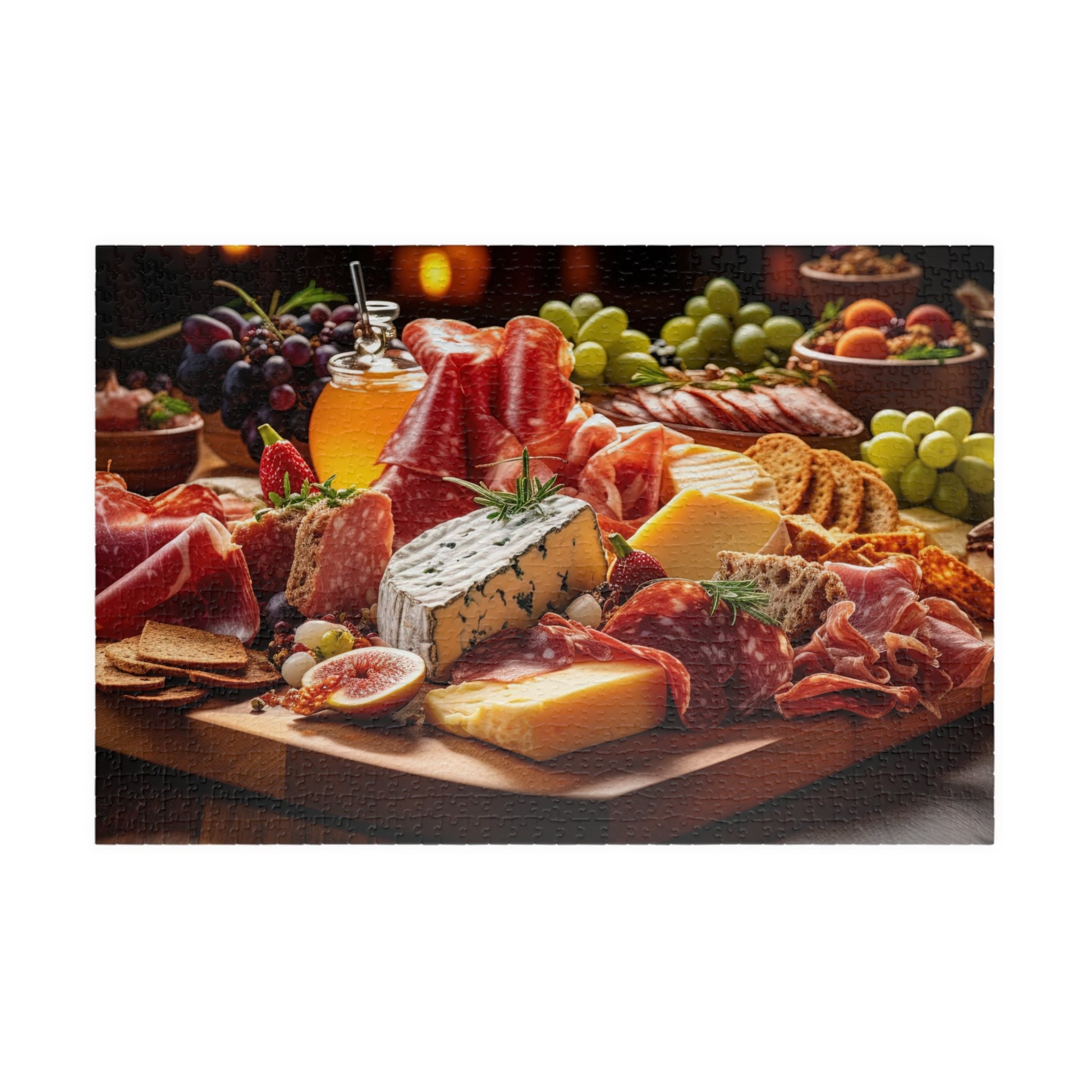 CHARCUTERIE, ANYONE? Jigsaw Puzzle- 110 252 520 1014 piece options