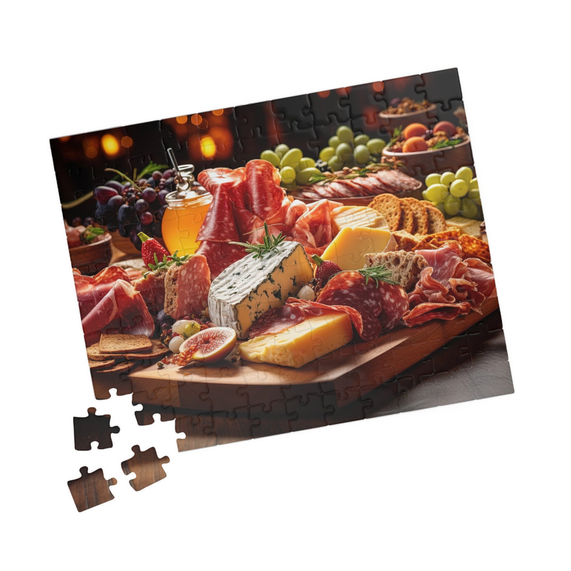 CHARCUTERIE, ANYONE? Jigsaw Puzzle- 110 252 520 1014 piece options