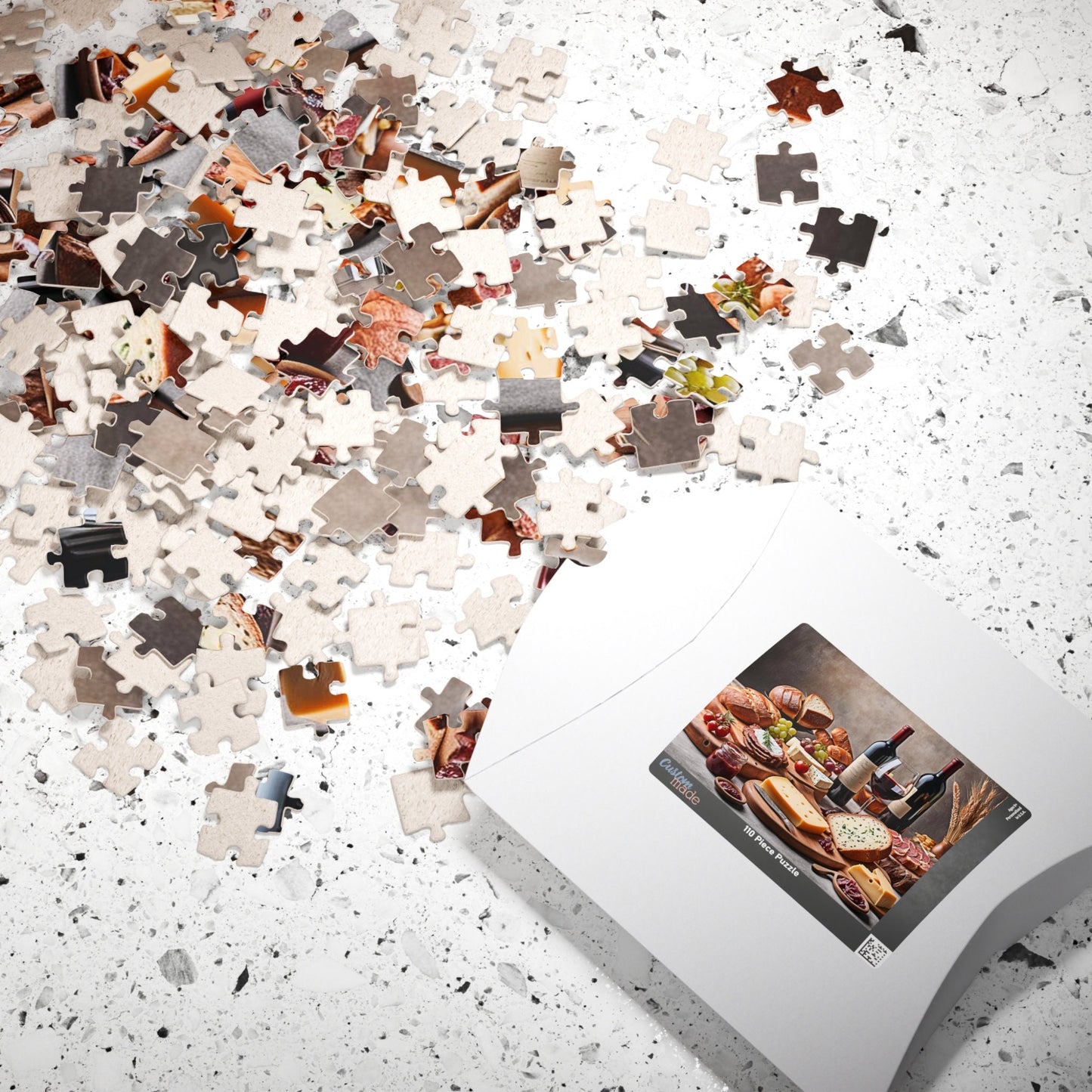 Old World Charcuterie Still Life 1 Jigsaw Puzzle Series- 110 252 520 1014 piece options