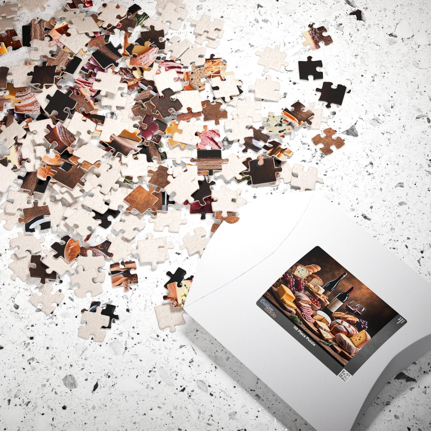 Old World Charcuterie Still Life 4 Jigsaw Puzzle Series- 110 252 520 1014 piece options