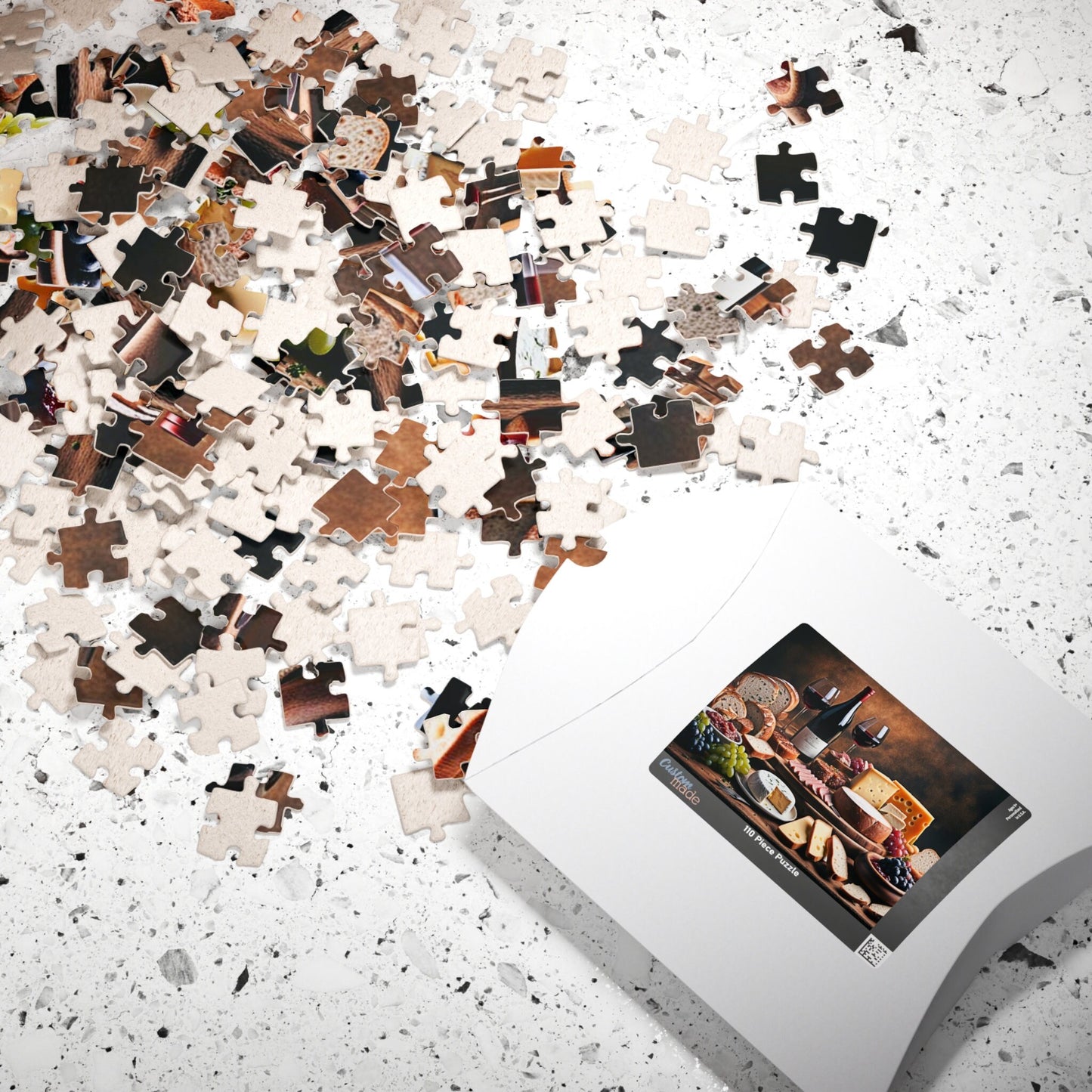 Old World Charcuterie Still Life 6 Jigsaw Puzzle Series- 110 252 520 1014 piece options