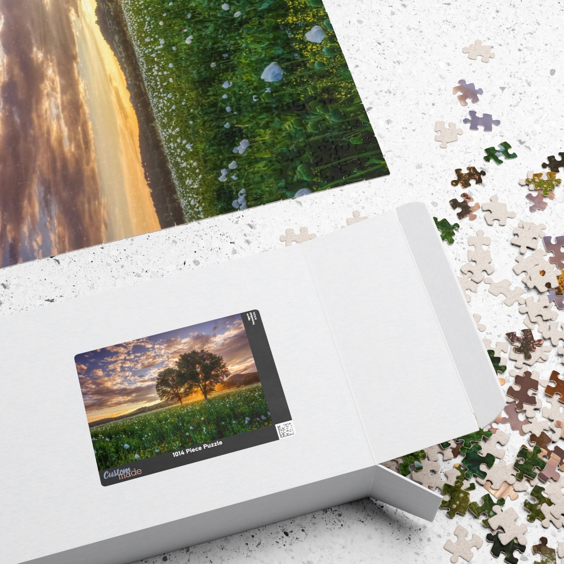 PANORAMIC MEADOW, ITALY Jigsaw Puzzle- 110 252 520 1014 piece options