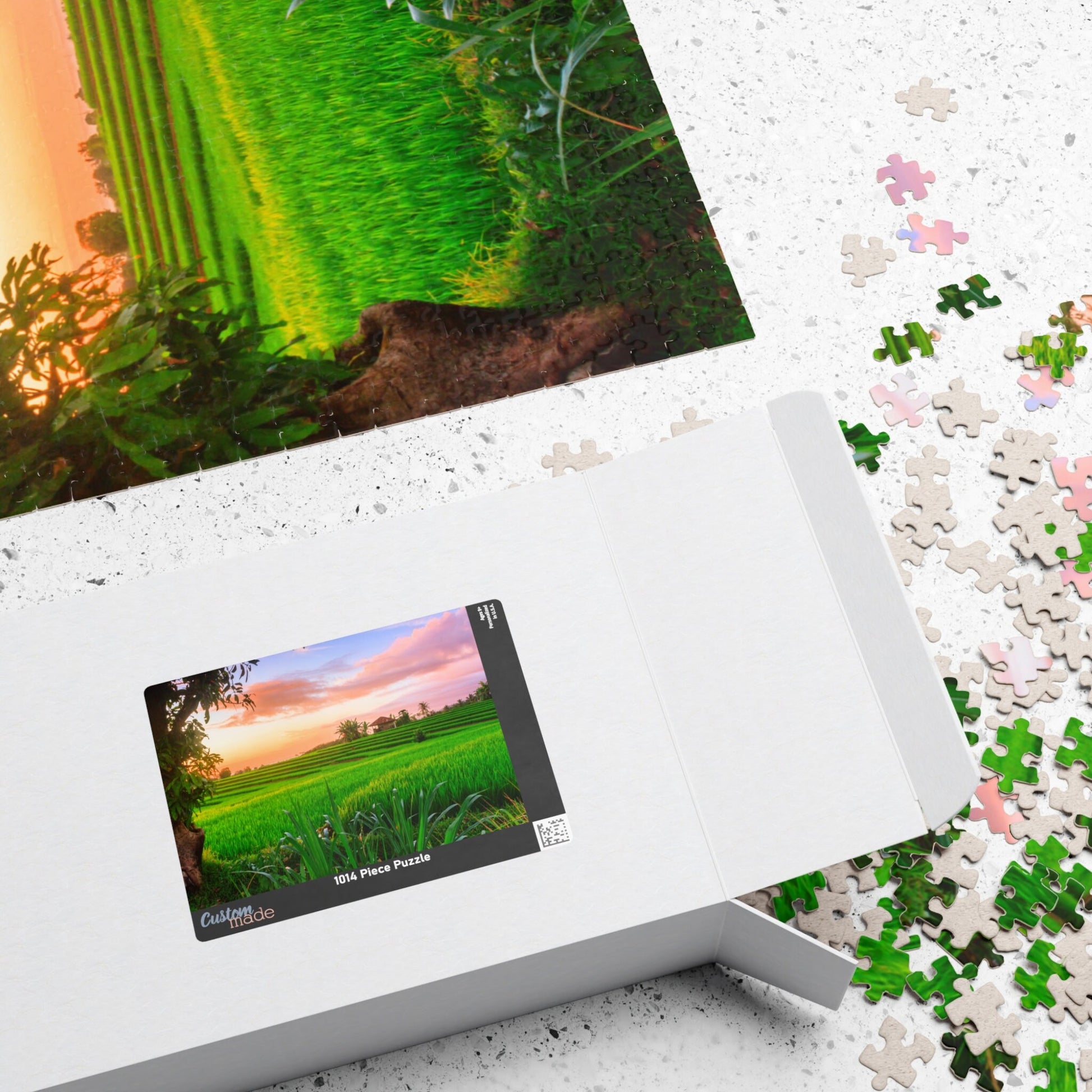 INDONESIA RICE PADDIES Jigsaw Puzzle- 110 252 520 1014 piece options