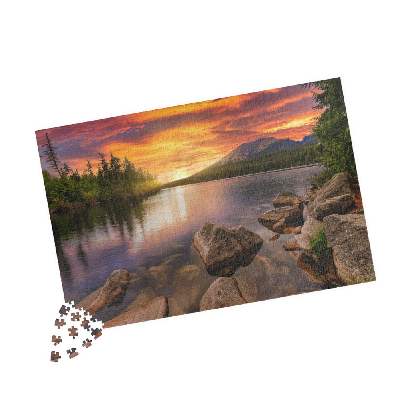SERENITY AT SUNSET Jigsaw Puzzle- 110 252 520 1014 piece options
