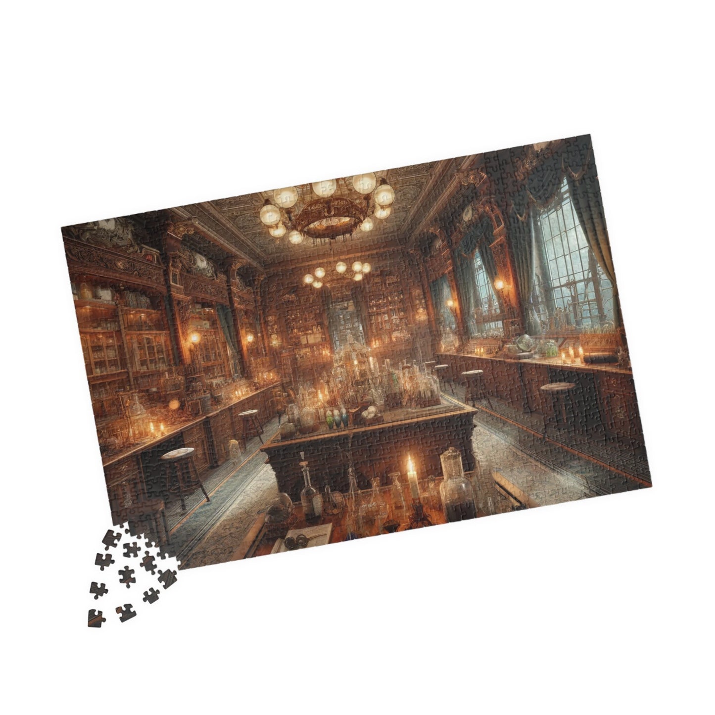 SPECIAL EDITION PUZZLE- Magical Albion: Laboratory Jigsaw Puzzle- 110 252 520 1014 piece options