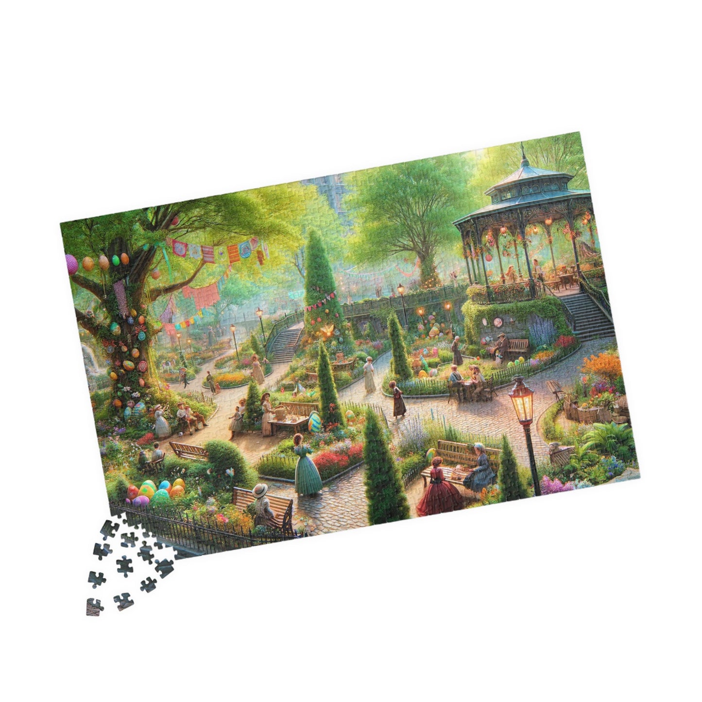 SPECIAL EDITION PUZZLE- Magical Albion: Easter Park Jigsaw Puzzle- 110 252 520 1014 piece options