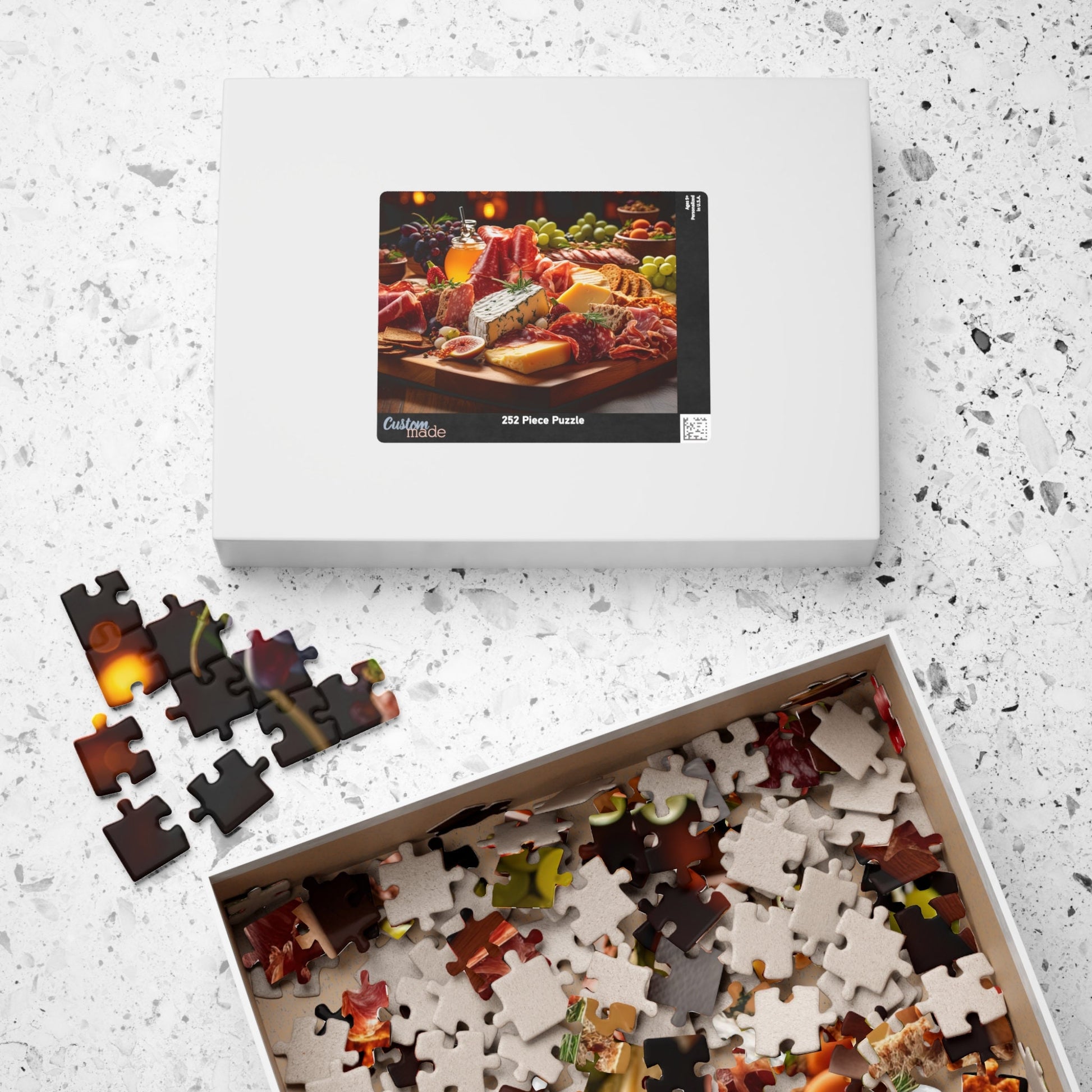 CHARCUTERIE, ANYONE? Jigsaw Puzzle- 110 252 520 1014 piece options