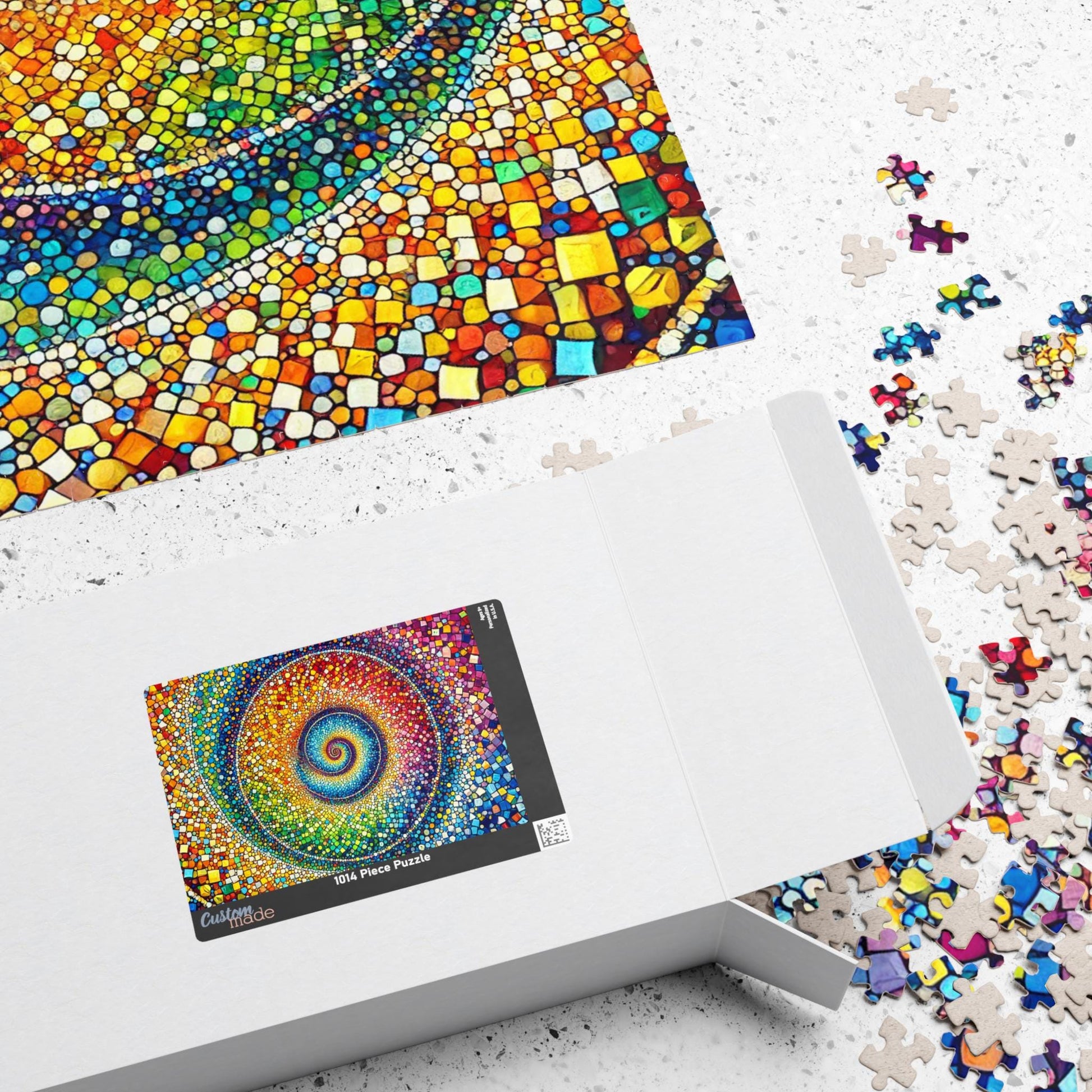 FIBONACCI SPIRAL Jigsaw Puzzle- 110 252 520 1014 piece options 5