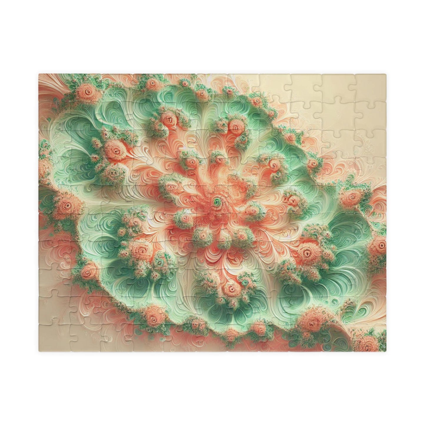 MANDELBROT SET FRACTAL Pastel Jigsaw Puzzle- 110 252 520 1014 piece options 17