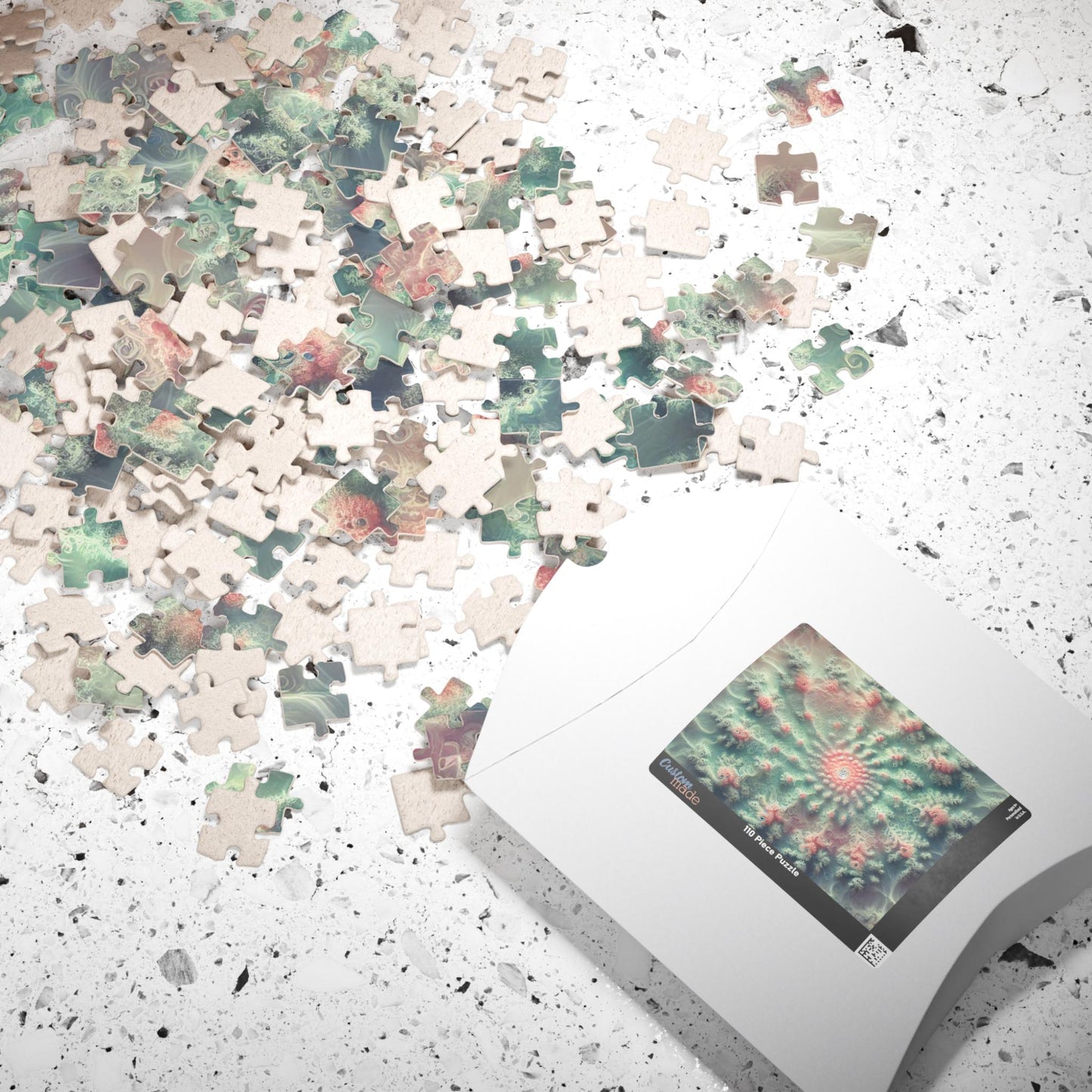 MANDELBROT SET FRACTAL Pastel Jigsaw Puzzle- 110 252 520 1014 piece options 13