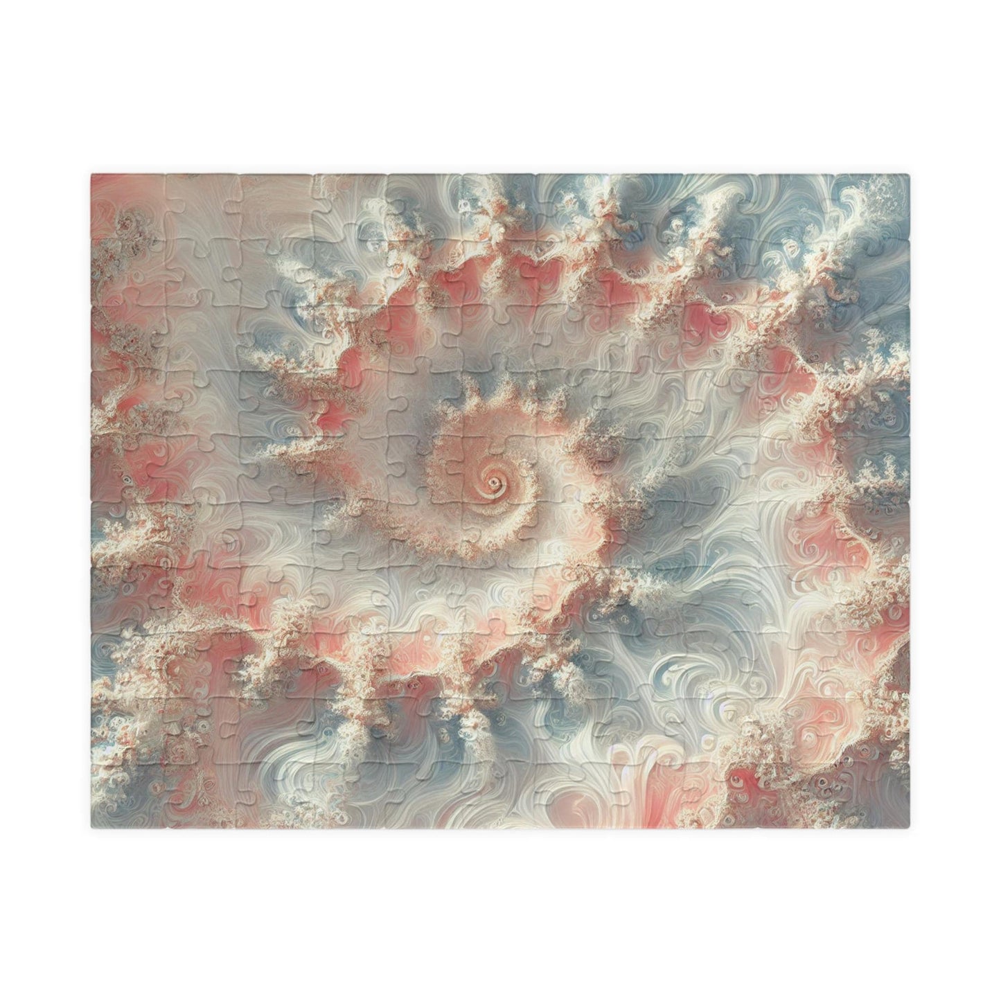 MANDELBROT SET FRACTAL Pastel Nautilus Jigsaw Puzzle- 110 252 520 1014 piece options 18