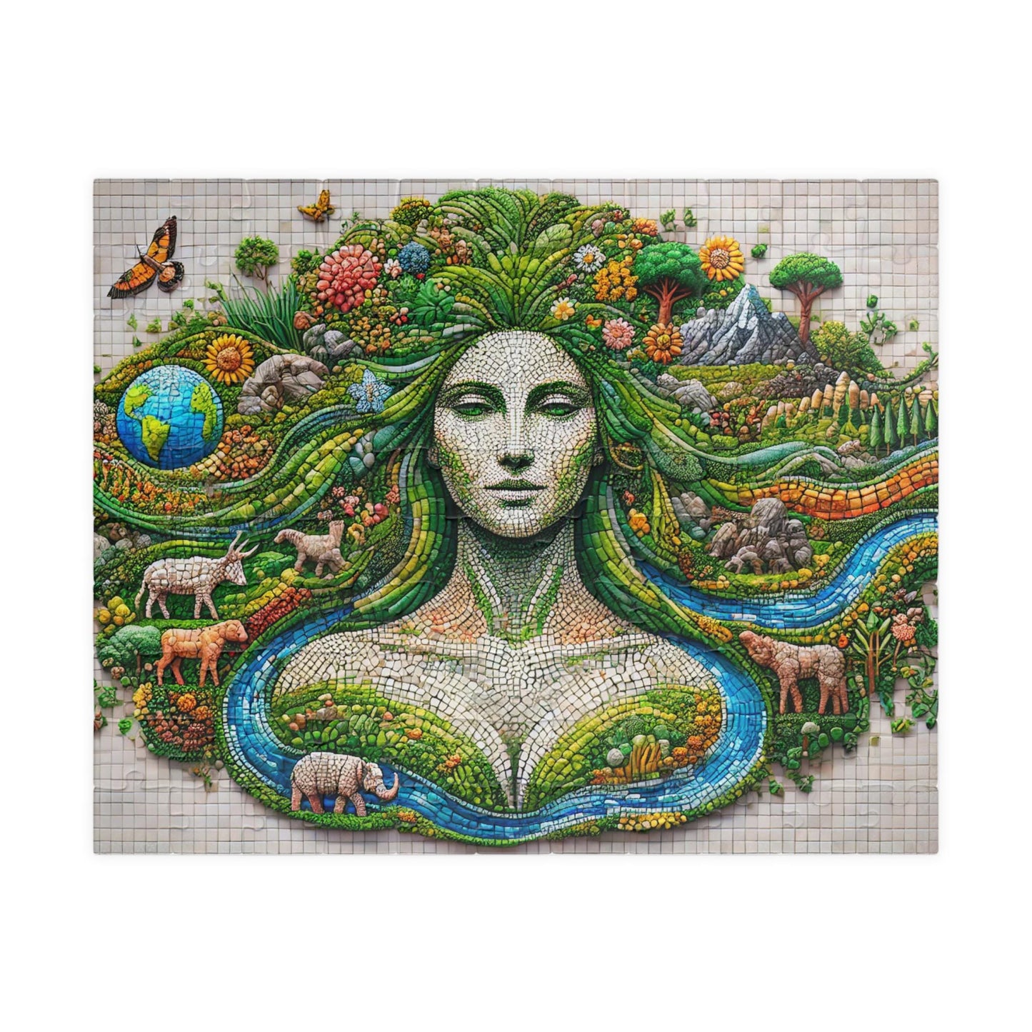 MOTHER EARTH Faces of Gaia Jigsaw Puzzle- 110 252 520 1014 piece options MO12