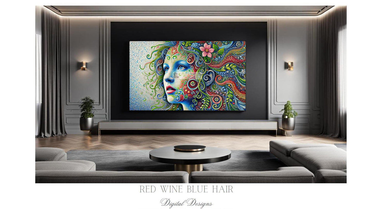MOTHER EARTH- Faces of Gaia *** Instant Download Wall Art and FrameTV 16:9 Aspect Ratio PO13