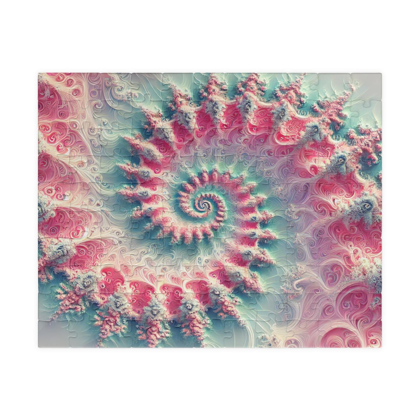 MANDELBROT SET FRACTAL Pastel Jigsaw Puzzle- 110 252 520 1014 piece options 15