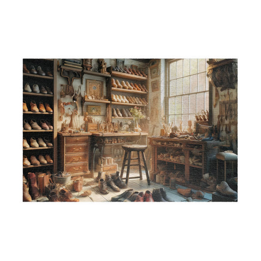 SPECIAL EDITION PUZZLE- Magical Albion: The Shoemaker's Shoppe Jigsaw Puzzle- 110 252 520 1014 piece options