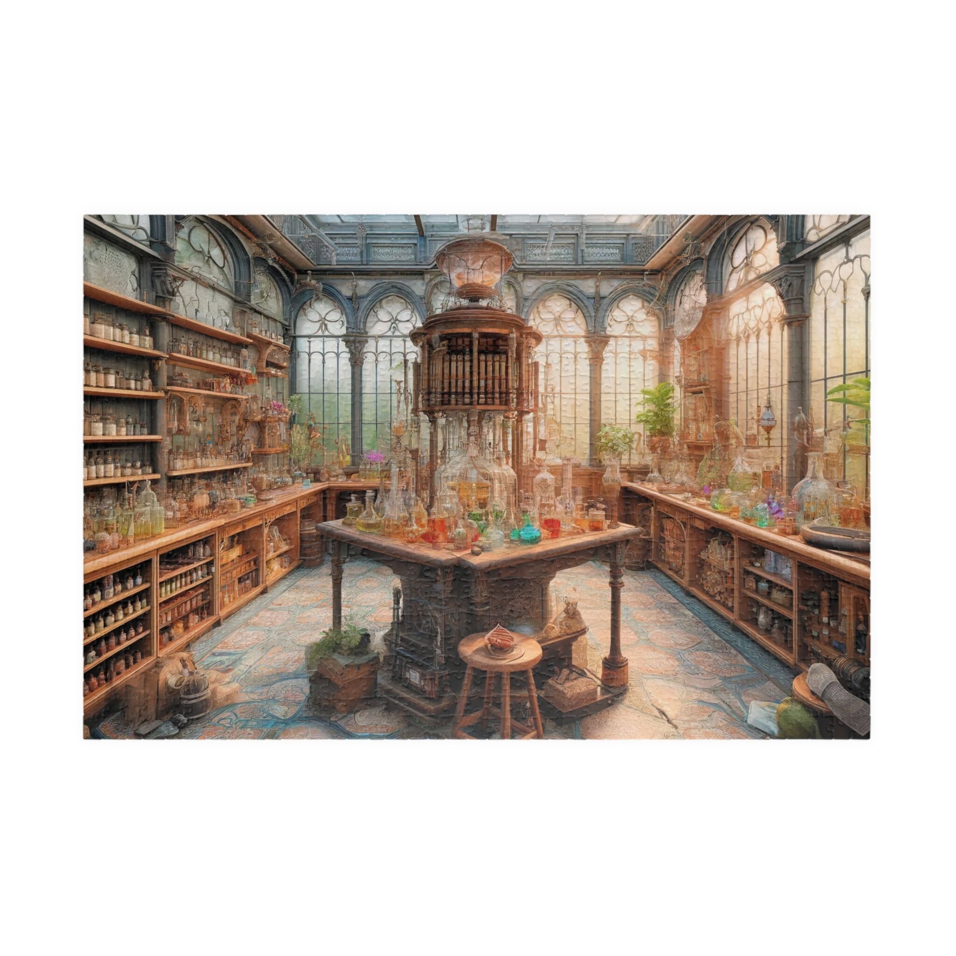 SPECIAL EDITION PUZZLE- Magical Albion: The Perfumer's Workshop Jigsaw Puzzle- 110 252 520 1014 piece options