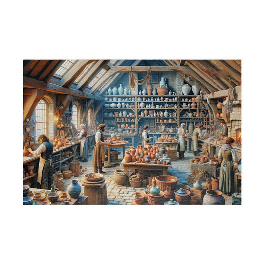 SPECIAL EDITION PUZZLE- Magical Albion: The Pottery Workshop - 1014 pieces 28.5x19in