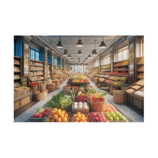 SPECIAL EDITION PUZZLE- Magical Albion: Farmer's Market - 1014 pieces 28.5x19in