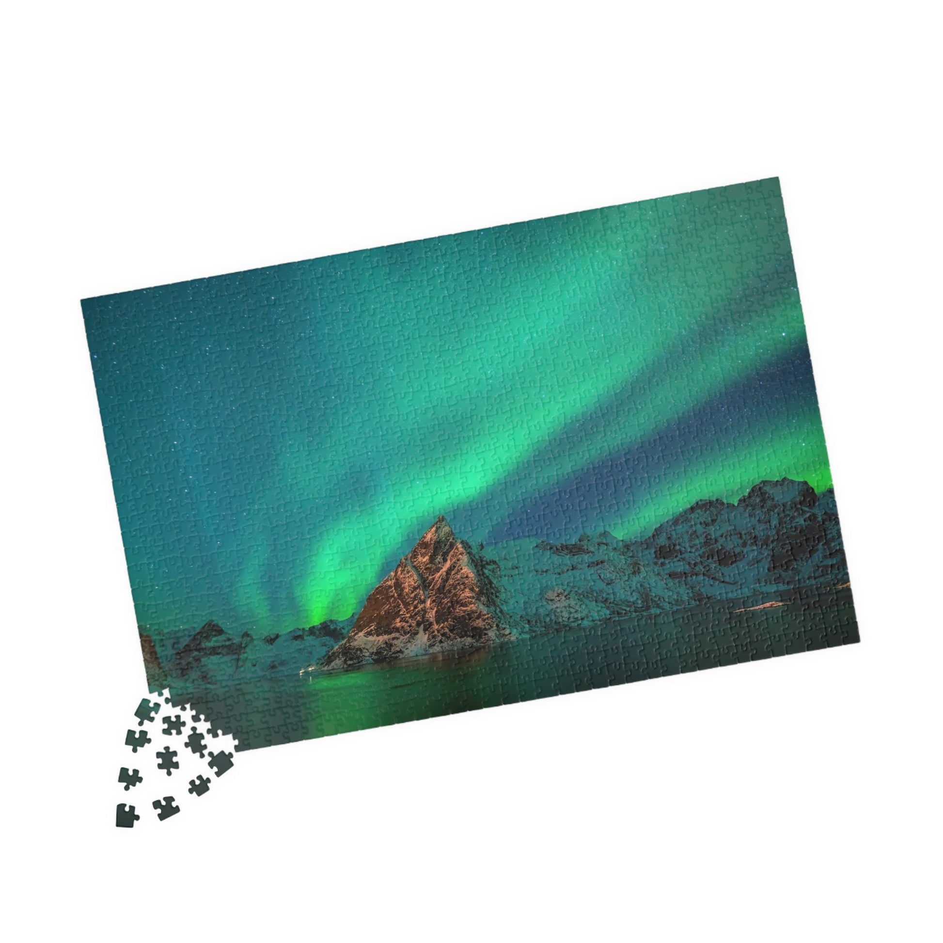 AURORA over LOFOTEN, NORWAY Jigsaw Puzzle- 110 252 520 1014 piece options