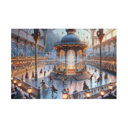 SPECIAL EDITION PUZZLE- Magical Albion: Silver Ice Rink Jigsaw Puzzle- 110 252 520 1014 piece options