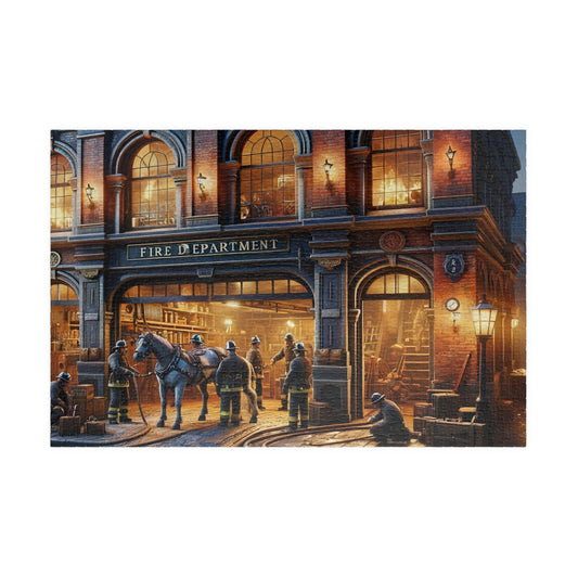 SPECIAL EDITION PUZZLE- Magical Albion: Fire Department Jigsaw Puzzle- 110 252 520 1014 piece options