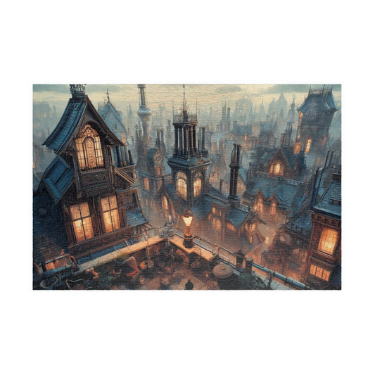 SPECIAL EDITION PUZZLE- Magical Albion: The Rooftops Jigsaw Puzzle- 110 252 520 1014 piece options