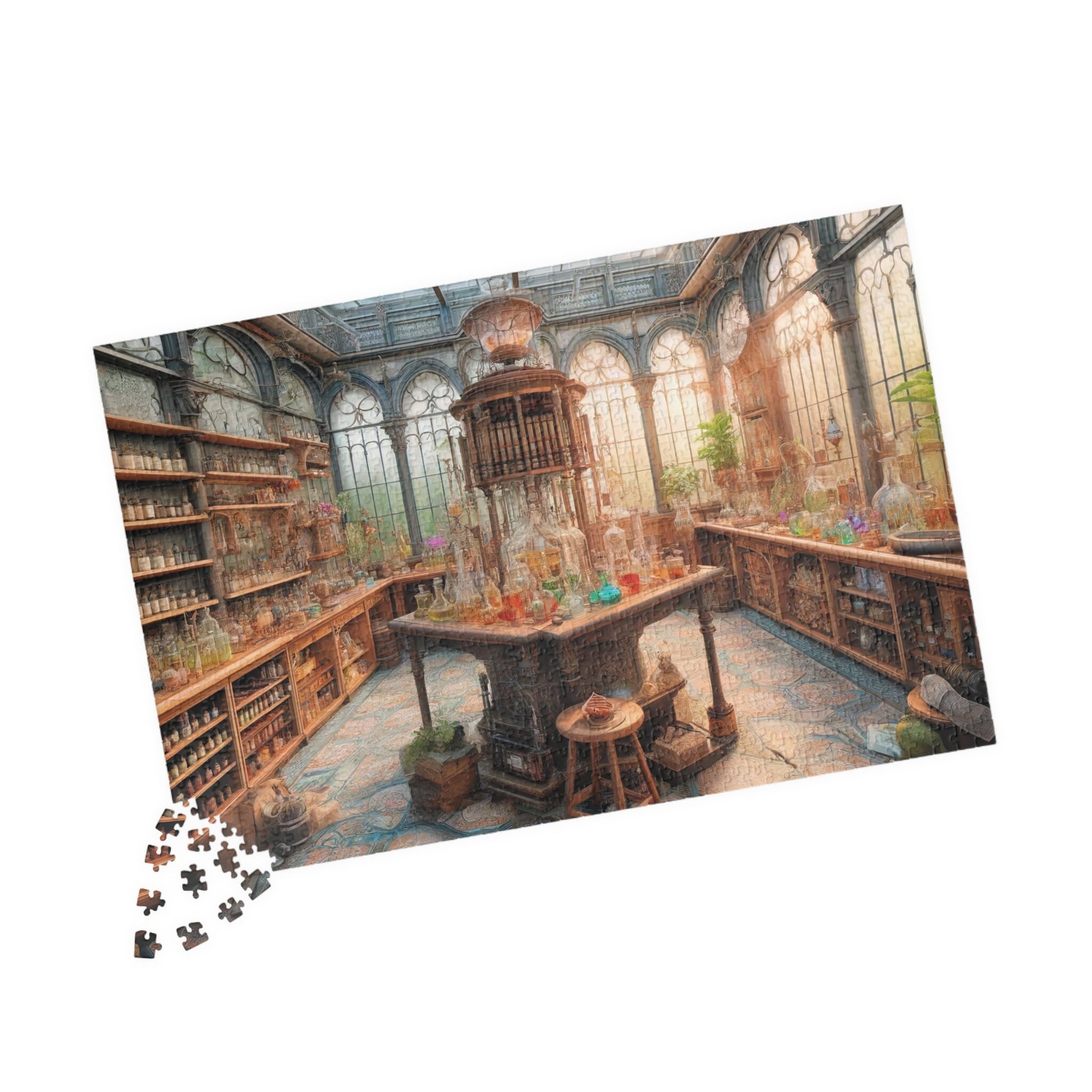 SPECIAL EDITION PUZZLE- Magical Albion: The Perfumer's Workshop Jigsaw Puzzle- 110 252 520 1014 piece options