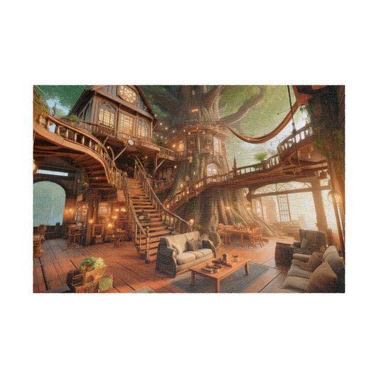 SPECIAL EDITION PUZZLE- Magical Albion: The Tree House Jigsaw Puzzle- 110 252 520 1014 piece options