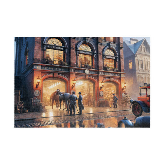 SPECIAL EDITION PUZZLE- Magical Albion: The Fire Department Jigsaw Puzzle- 110 252 520 1014 piece options