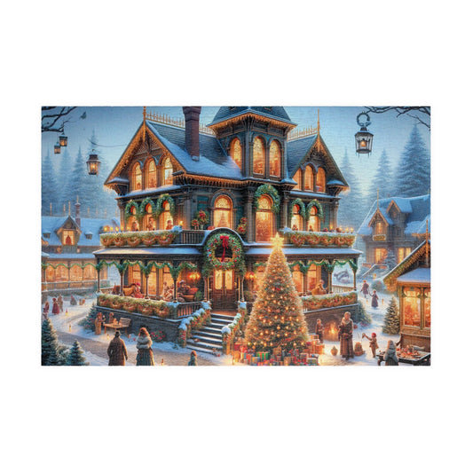 SPECIAL EDITION PUZZLE- Magical Albion: Albion Christmas House Jigsaw Puzzle- 110 252 520 1014 piece options