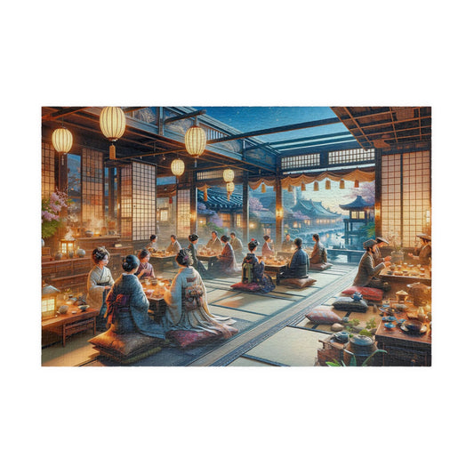 SPECIAL EDITION PUZZLE- Magical Albion: Japanese Tea House Jigsaw Puzzle- 110 252 520 1014 piece options