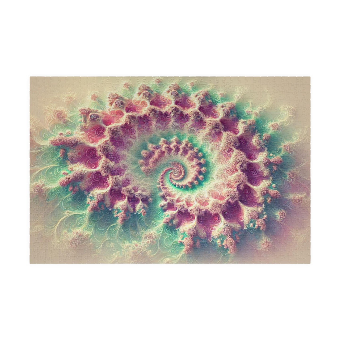 MANDELBROT SET FRACTAL Pastel Jigsaw Puzzle- 110 252 520 1014 piece options 16