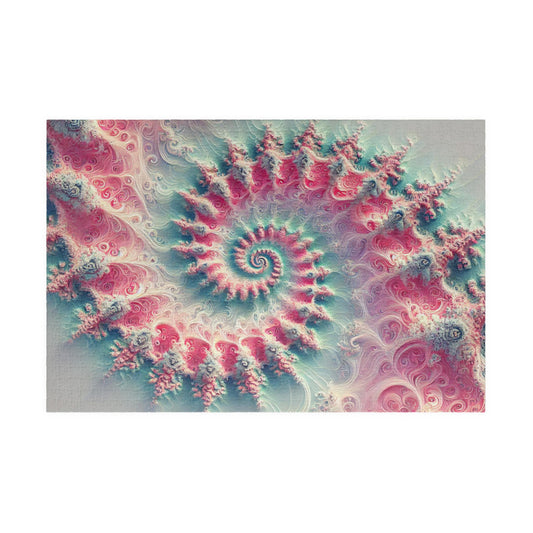 MANDELBROT SET FRACTAL Pastel Jigsaw Puzzle- 110 252 520 1014 piece options 15