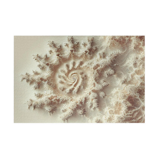 MANDELBROT SET FRACTAL Monochrome Sand Jigsaw Puzzle- 110 252 520 1014 piece options 23