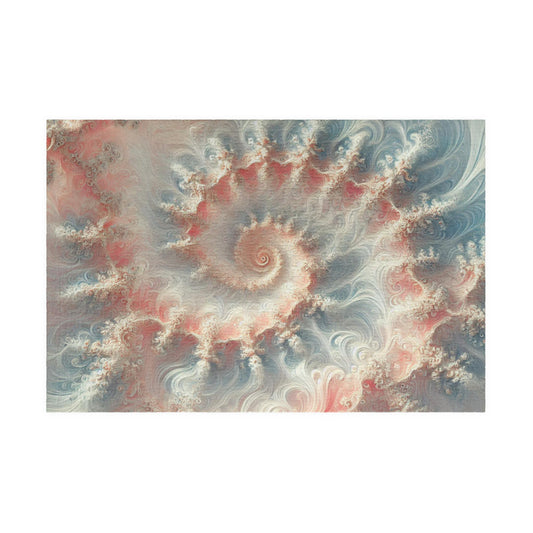 MANDELBROT SET FRACTAL Pastel Nautilus Jigsaw Puzzle- 110 252 520 1014 piece options 18