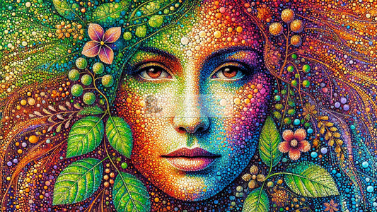 MOTHER EARTH- Faces of Gaia *** Instant Download Wall Art and FrameTV 16:9 Aspect Ratio PO7