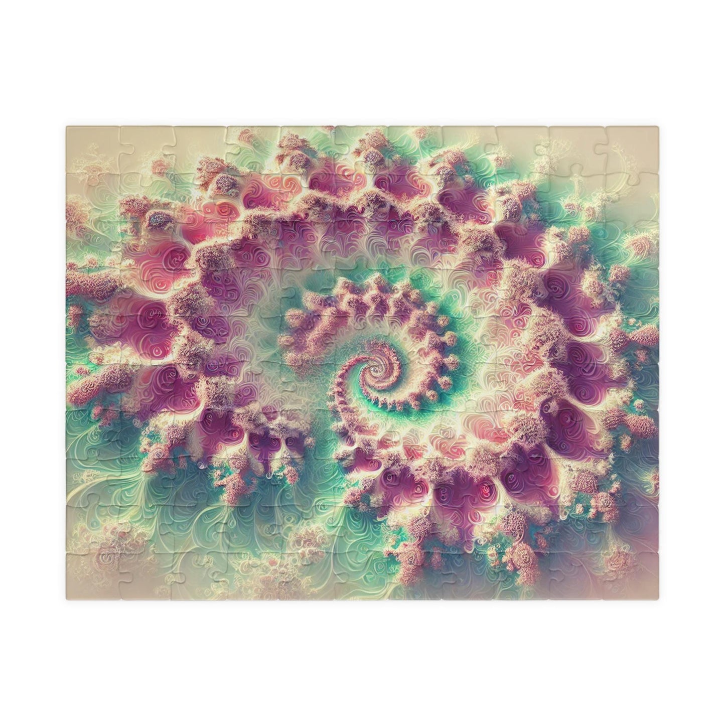 MANDELBROT SET FRACTAL Pastel Jigsaw Puzzle- 110 252 520 1014 piece options 16