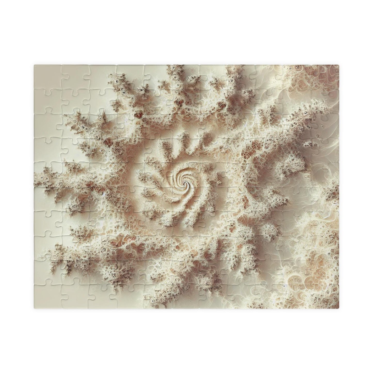 MANDELBROT SET FRACTAL Monochrome Sand Jigsaw Puzzle- 110 252 520 1014 piece options 23