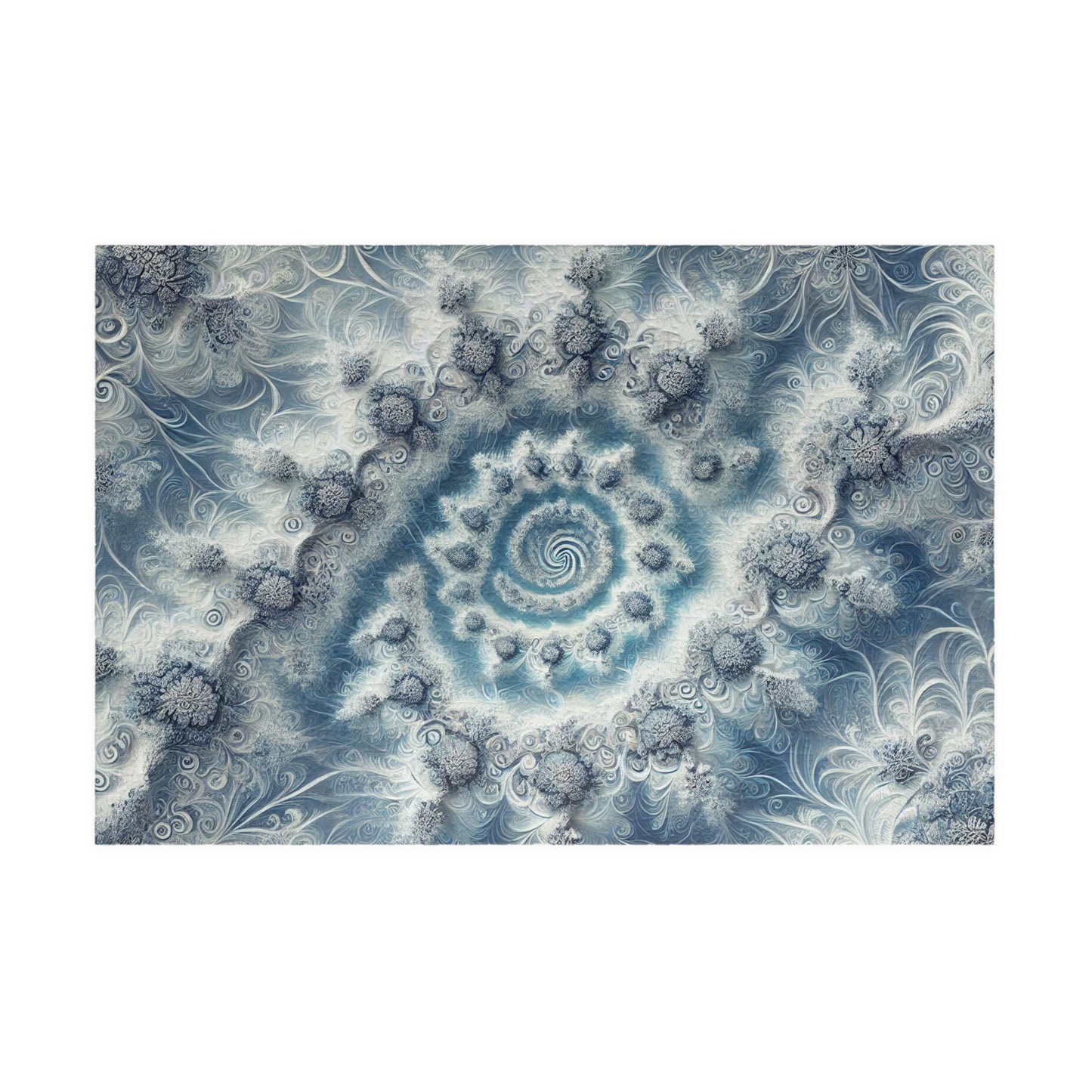 MANDELBROT SET FRACTAL Winter Ice & Snow Jigsaw Puzzle- 110 252 520 1014 piece options 27